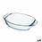 Serving Platter Pyrex Irresistible Oval 30,3 x 20,8 x 6,8 cm Transparent Glass (4 Units)