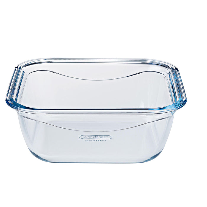 Hermetic Lunch Box Pyrex Cook & Go 16,7 x 16,7 x 7 cm Blue 850 ml Glass (6 Units)