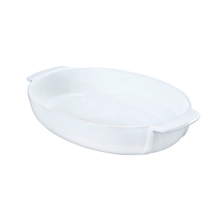 Oven Dish Pyrex Signature Oval 35 x 22 x 7 cm Ceramic White (6 Units)