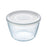 Round Lunch Box with Lid Pyrex Cook & Freeze 1,6 L 17 x 17 x 12 cm Transparent Silicone Glass (4 Units)