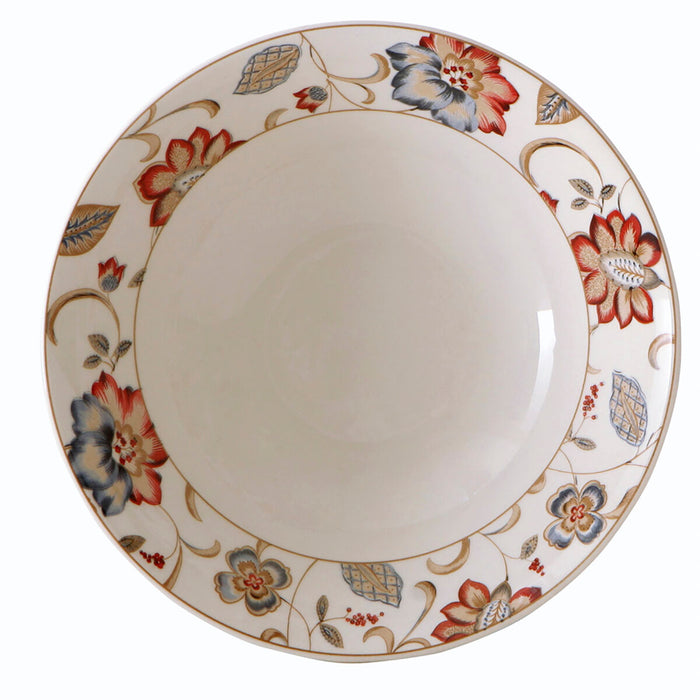 Salad Bowl Queen´s By Churchill Jacobean Ceramic China crockery (Ø 23,5 cm) (3 Units)