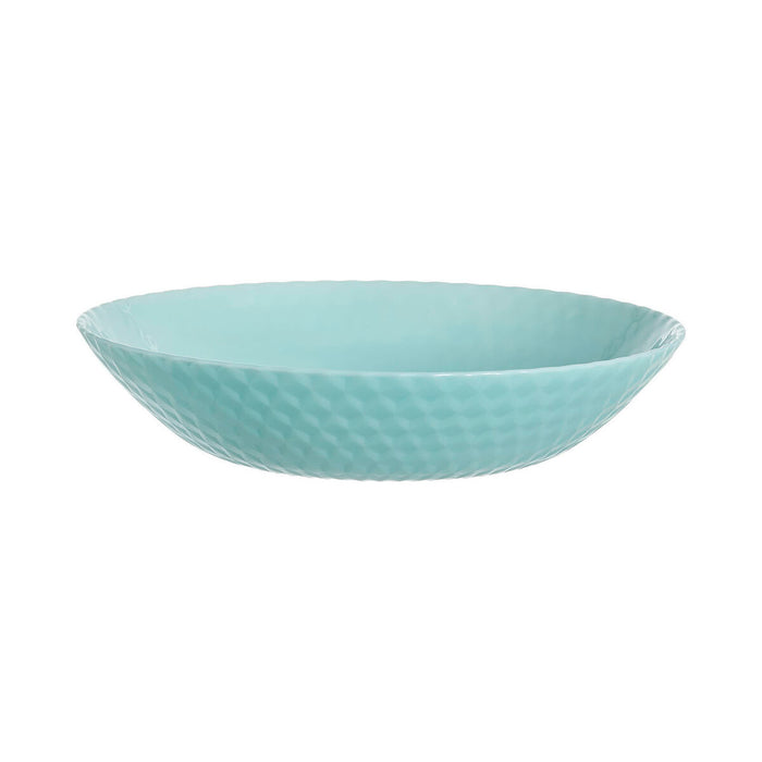 Deep Plate Luminarc Pampille Turquoise Glass (20 cm) (24 Units)