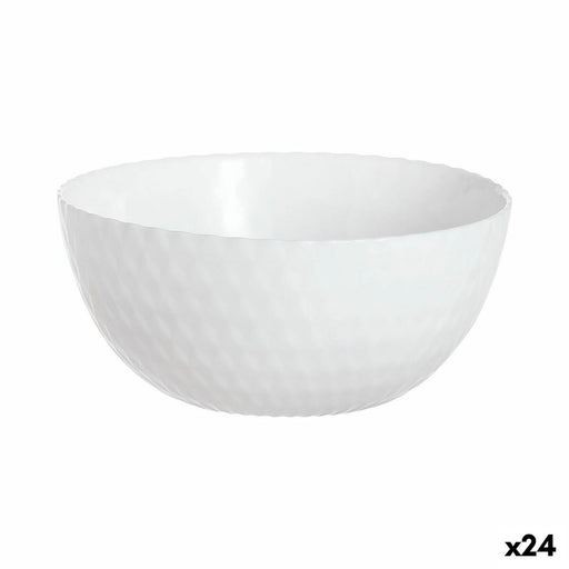 Bowl Luminarc Pampille Blanco White Glass (24 Units)