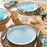 Dessert dish Luminarc Pampille Turquoise Glass (19 cm) (24 Units)