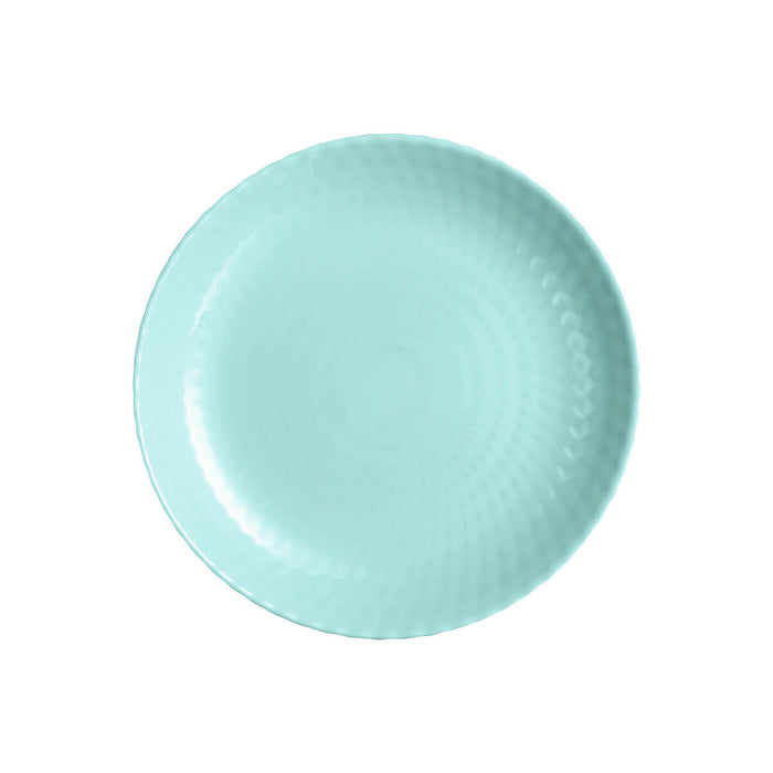 Dessert dish Luminarc Pampille Turquoise Glass (19 cm) (24 Units)