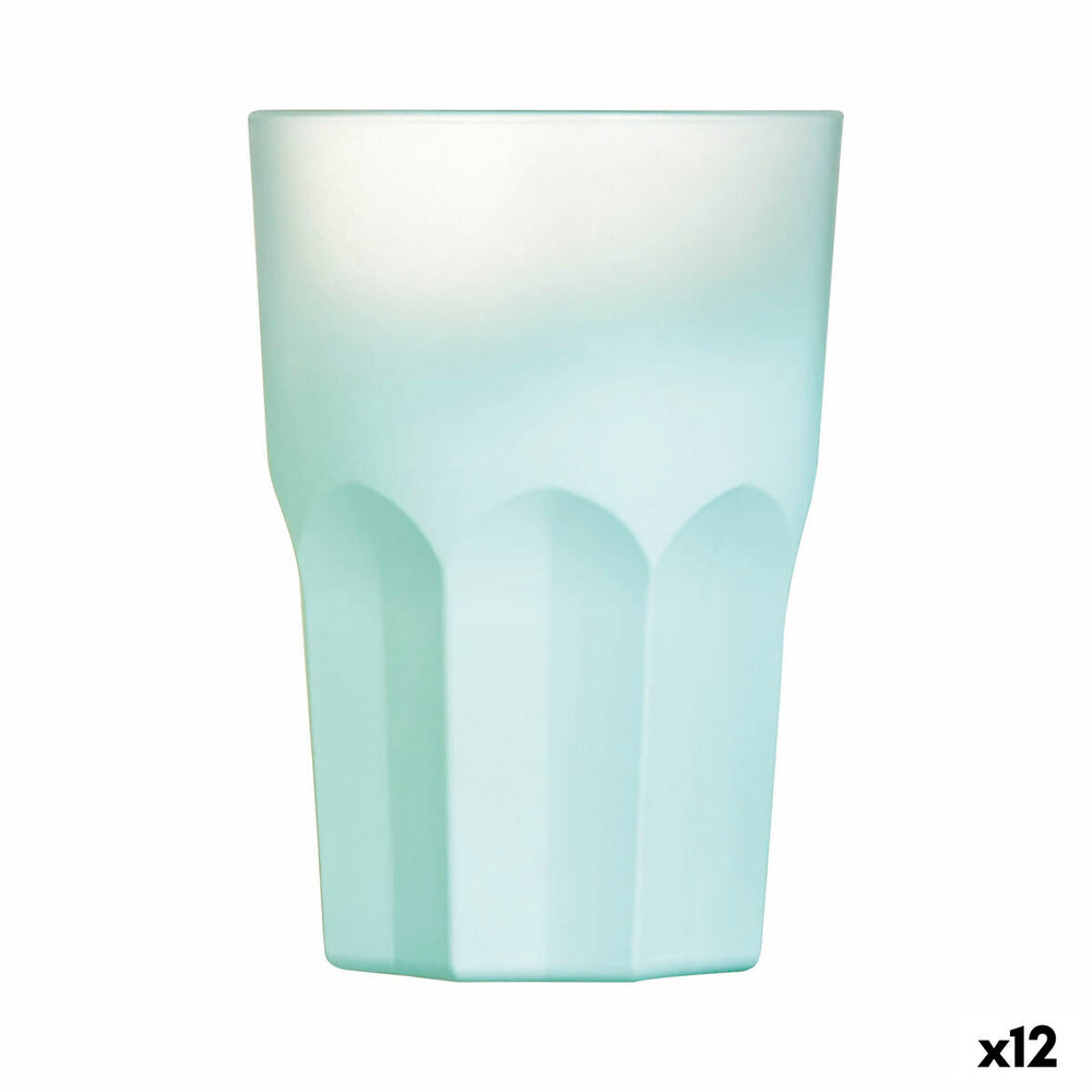 Glass Luminarc Summer Pop Turquoise Glass 12 Units 400 ml