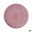 Flat plate Quid Vita Peoni Ceramic Pink Ø 27 cm (12 Units)