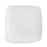 Flat plate Ariane Vital Square Squared Ceramic White 24 x 19 cm (12 Units)