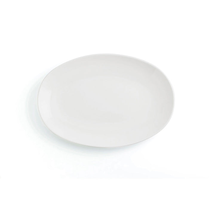 Serving Platter Ariane Vital Coupe Oval Ceramic White Ø 32 cm 6 Pieces