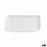 Serving Platter Ariane Vital Coupe Rectangular Ceramic White (36 x 16,5 cm) (6 Units)