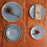 Flat Plate Ariane Terra Blue Ceramic 30 x 27 cm (6 Units)