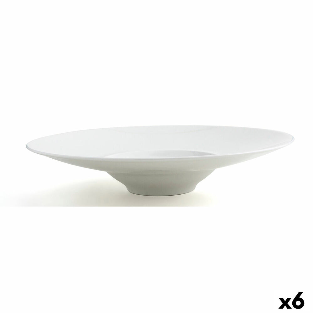 Deep Plate Ariane Gourmet White Ceramic Ø 29 cm (6 Units)