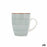 Cup Quid Vita Morning Breakfast Ceramic Blue 350 ml (12 Units)