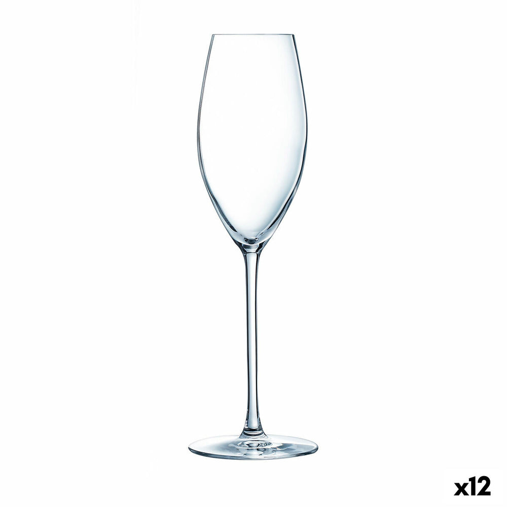 Champagne glass Luminarc Grand Chais Transparent Glass (240 ml) (12 Units)