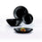 Salad Bowl Luminarc Harena Black Glass (Ø 27 cm) (6 Units)