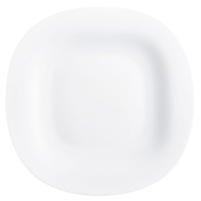 Flat plate Luminarc Carine White Glass (Ø 26 cm) (24 Units)