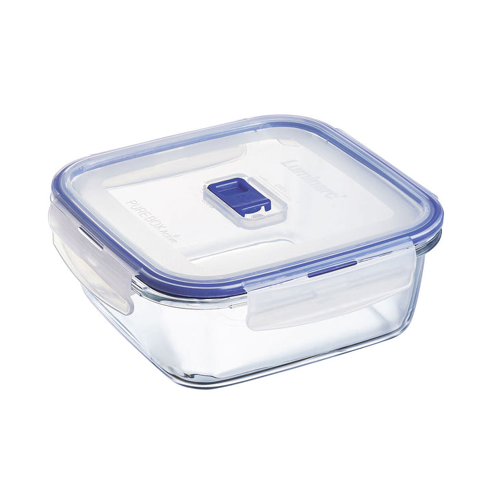 Hermetic Lunch Box Luminarc Pure Box Active 1,22 L Bicoloured Glass (6 Units)