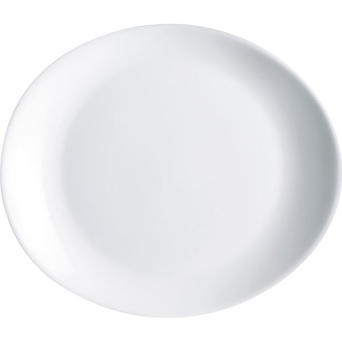 Flat plate Luminarc Friends Time Meat 30 x 26 cm White Glass (24 Units)