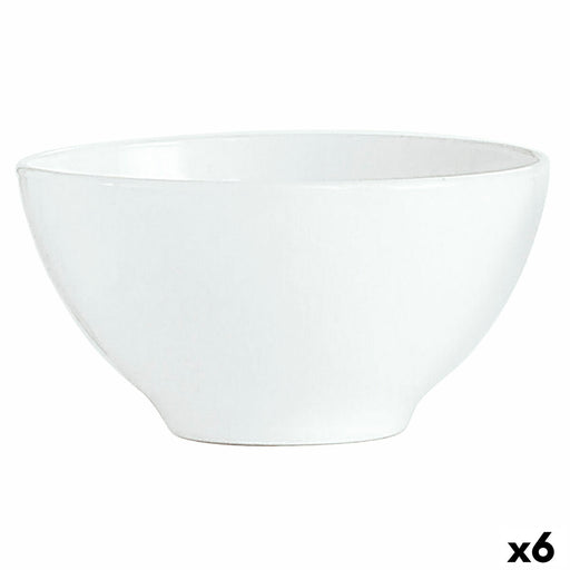 Bowl Luminarc Blanc Breakfast White Glass (500 ml) (6 Units)