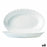 Serving Platter Luminarc Trianon White Glass (Ø 35 cm) (6 Units)