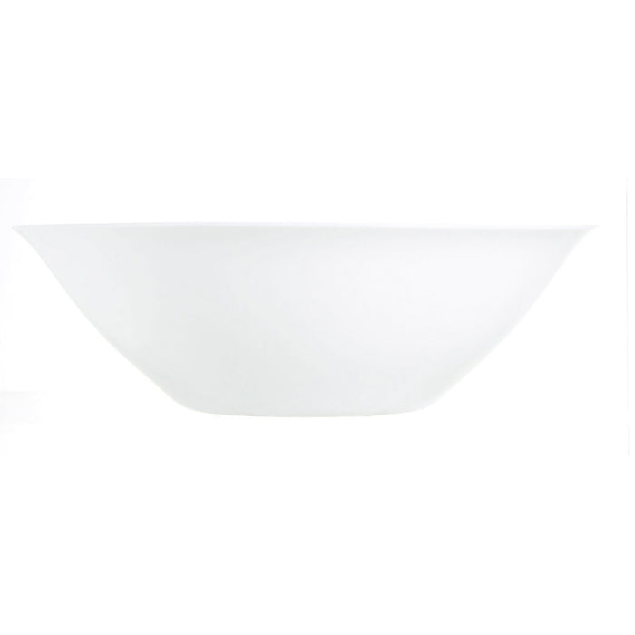 Salad Bowl Luminarc Carine White Glass (Ø 27 cm) (6 Units)