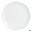 Flat plate Luminarc Diwali White Glass (25 cm) (24 Units)