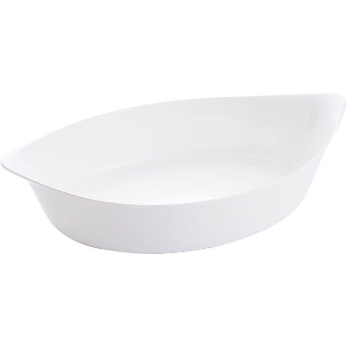 Serving Platter Luminarc Smart Cuisine Oval White Glass 6 Units 38 x 22 cm