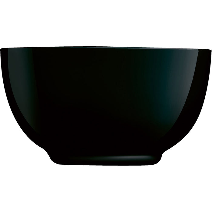 Bowl Luminarc Diwali Black Glass Tempered glass (14,5 cm) (24 Units)