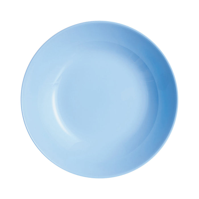 Deep Plate Luminarc Diwali Blue Glass (20 cm) (24 Units)