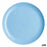 Flat plate Luminarc Diwali Blue Glass (25 cm) (24 Units)