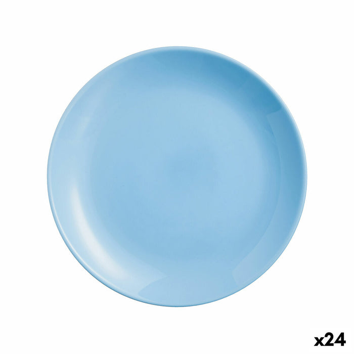 Dessert dish Luminarc Diwali Blue Glass (19 cm) (24 Units)