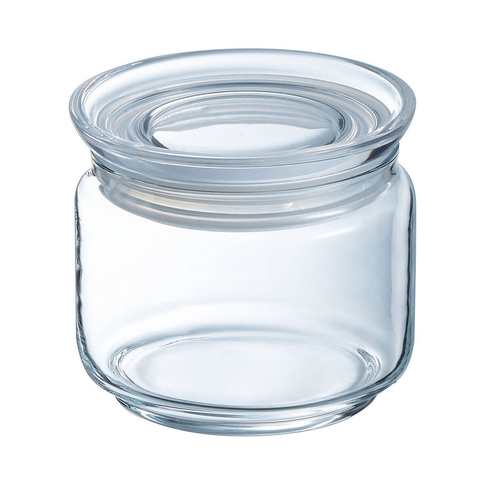 Jar Luminarc Pav Transparent Silicone Glass (500 ml) (6 Units)