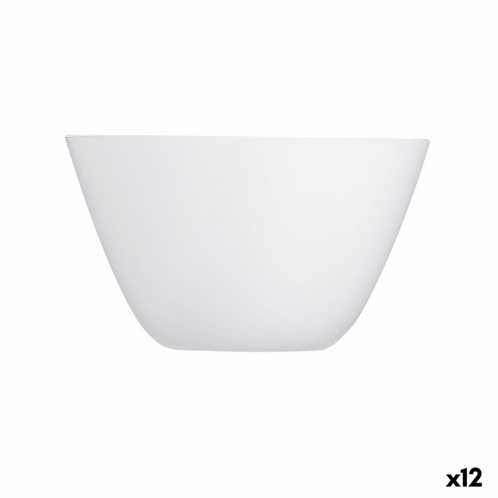 Bowl Arcopal Zelie White Glass (12 cm) (12 Units)