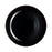 Dessert dish Luminarc Pampille Black Glass (19 cm) (24 Units)