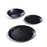 Flat plate Luminarc Diana Black Glass (25 cm) (24 Units)