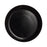 Flat plate Luminarc Diana Black Glass (25 cm) (24 Units)