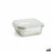 Hermetic Lunch Box Bidasoa Theo 15,3 x 15,3 x 6,3 cm Silver 750 ml Metal (6 Units)