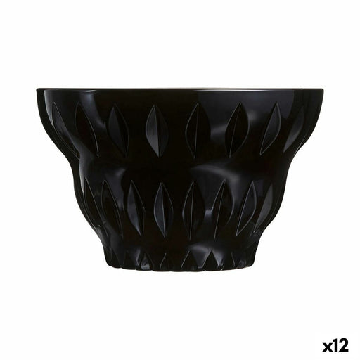 Bowl Arcoroc Maeva Dessert 200 ml Black Glass (12 Units)