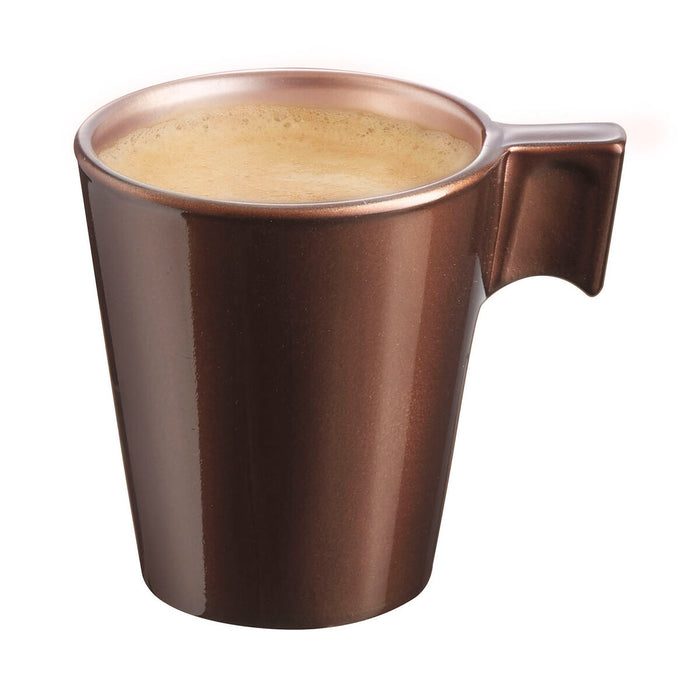 Mug Luminarc Flashy Brown 80 ml Glass (24 Units)