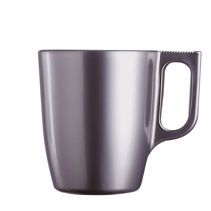 Mug Luminarc Flashy Purple 250 ml Glass (6 Units)