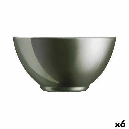 Bowl Luminarc Flashy Green Glass 500 ml (6 Units)