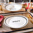 Flat plate Luminarc Friends Time Bistro Meat White/Black Glass Ø 30 cm (12 Units)