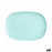 Serving Platter Luminarc Sweet Line Turquoise Glass 35 x 24 cm (6 Units)