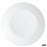 Flat Plate Luminarc Zelie White Glass 25 cm (24 Units)