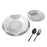 Tableware Versa Spring Mom 18 Pieces Porcelain 26 x 26 cm