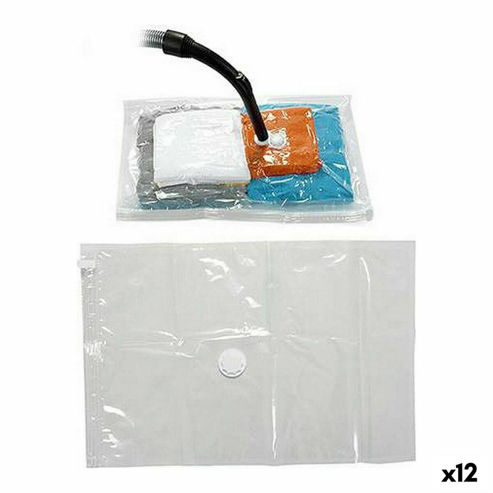 Vacuum Bags 60 x 80 cm Transparent Plastic (12 Units)