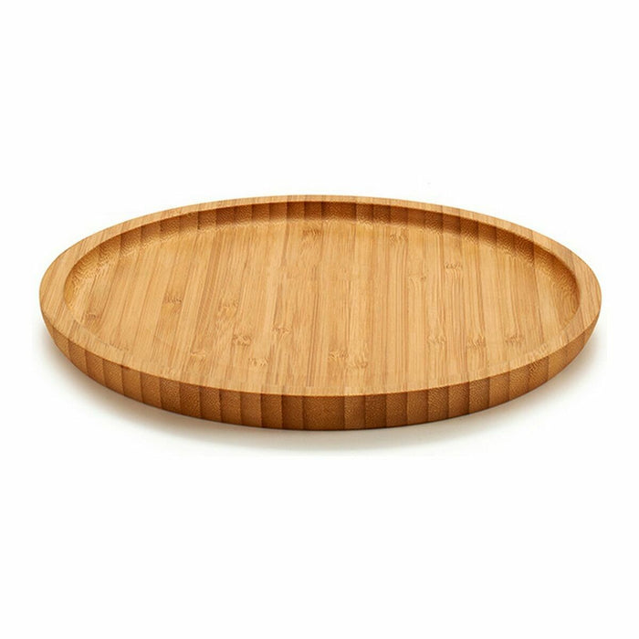 Snack tray Brown Bamboo 20 x 1,5 x 20 cm (12 Units)