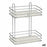 Bathroom Shelves Silver Transparent Plastic Chrome-plated steel (26 x 30,2 x 11,5 cm) (12 Units)