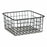 Basket Black Steel (22 x 12,7 x 28,5 cm) (18 Units)