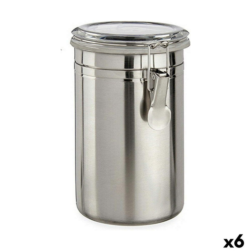 Tin Silver Stainless steel (1 L) (6 Units)